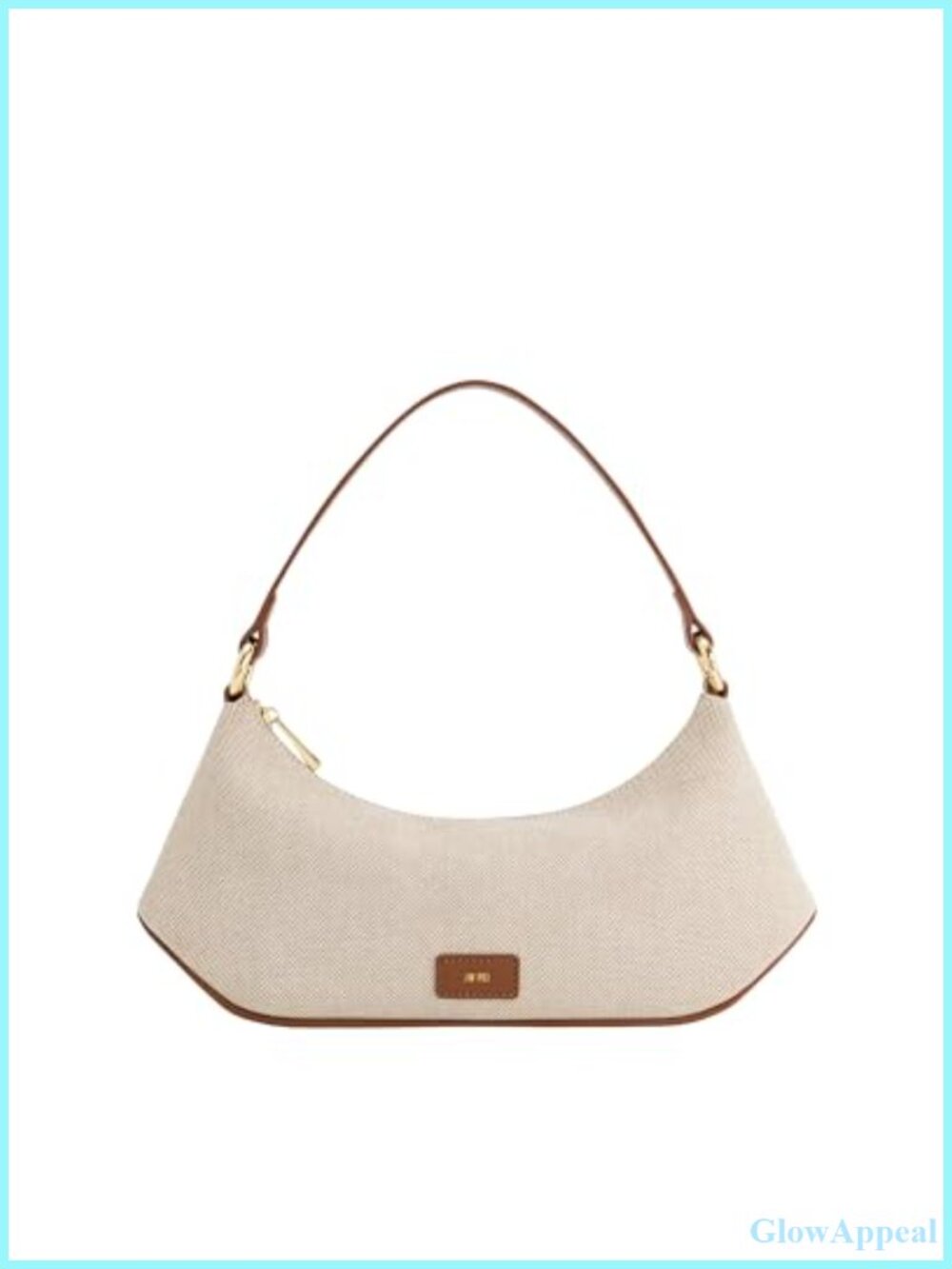 Vegan Leather Hobo Shoulder Bag with Detachable Strap